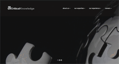 Desktop Screenshot of criticalknowledge.com